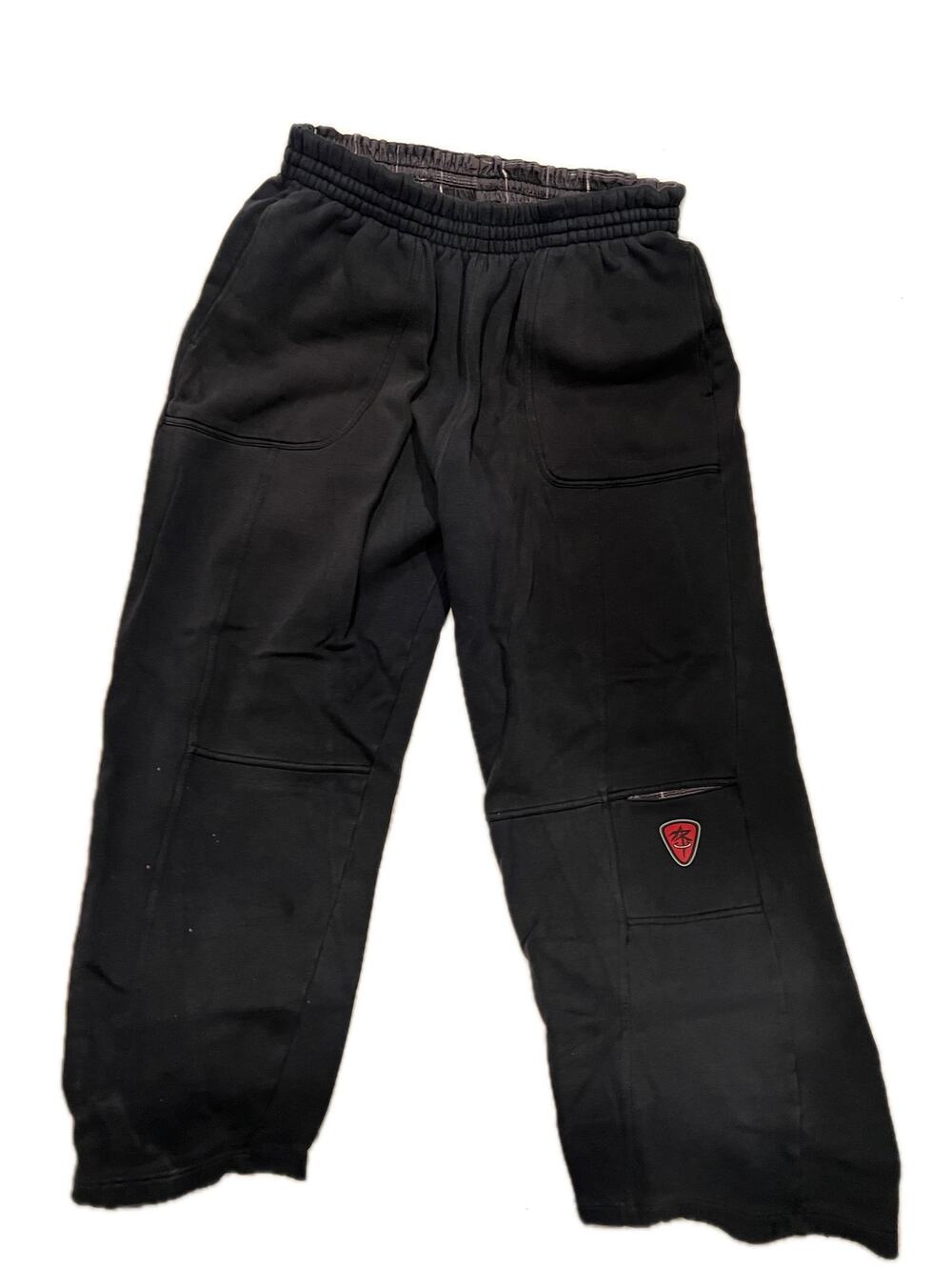 Above the Rim Reebok Black Cuffed Sweatpants Mens Large